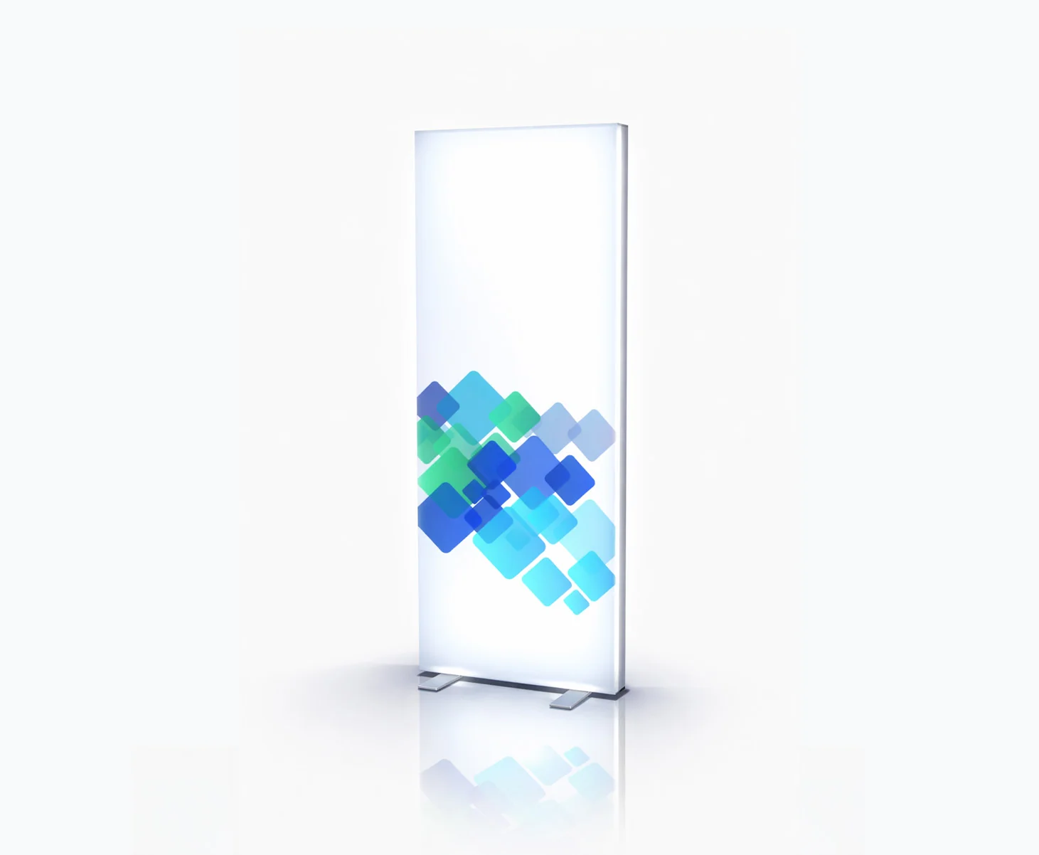 Slim 80 mm LED stends izstādēm